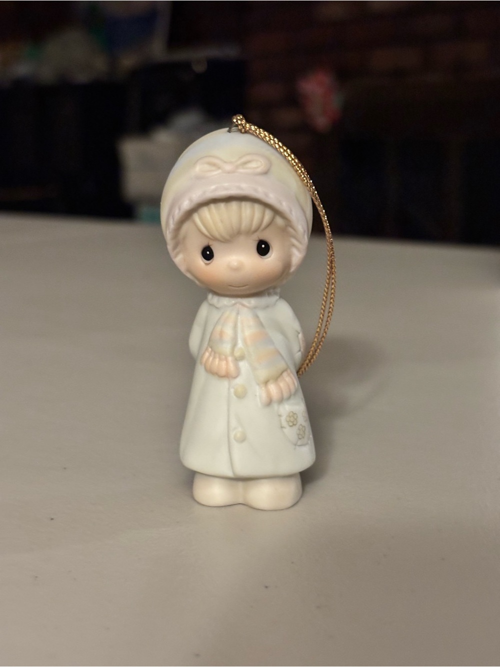 Precious Moments 1984 Porcelain Girl Ornament